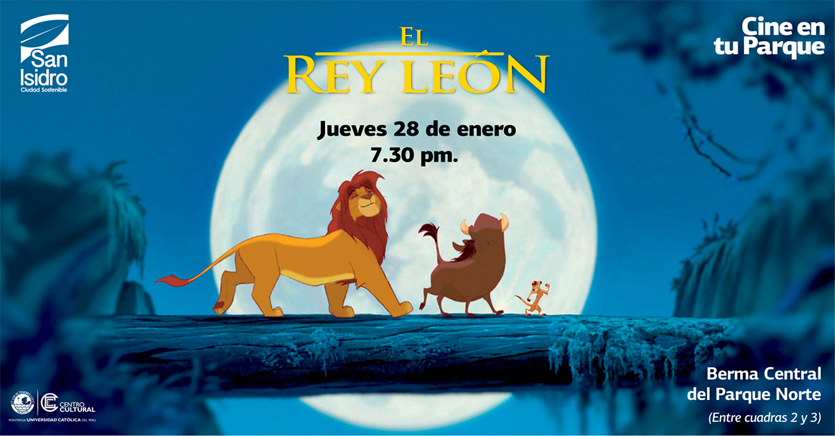 Cine en Tu Parque: El Rey León