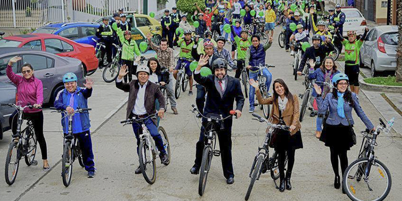 Caravana familiar por el Día mundial de la bicicleta
