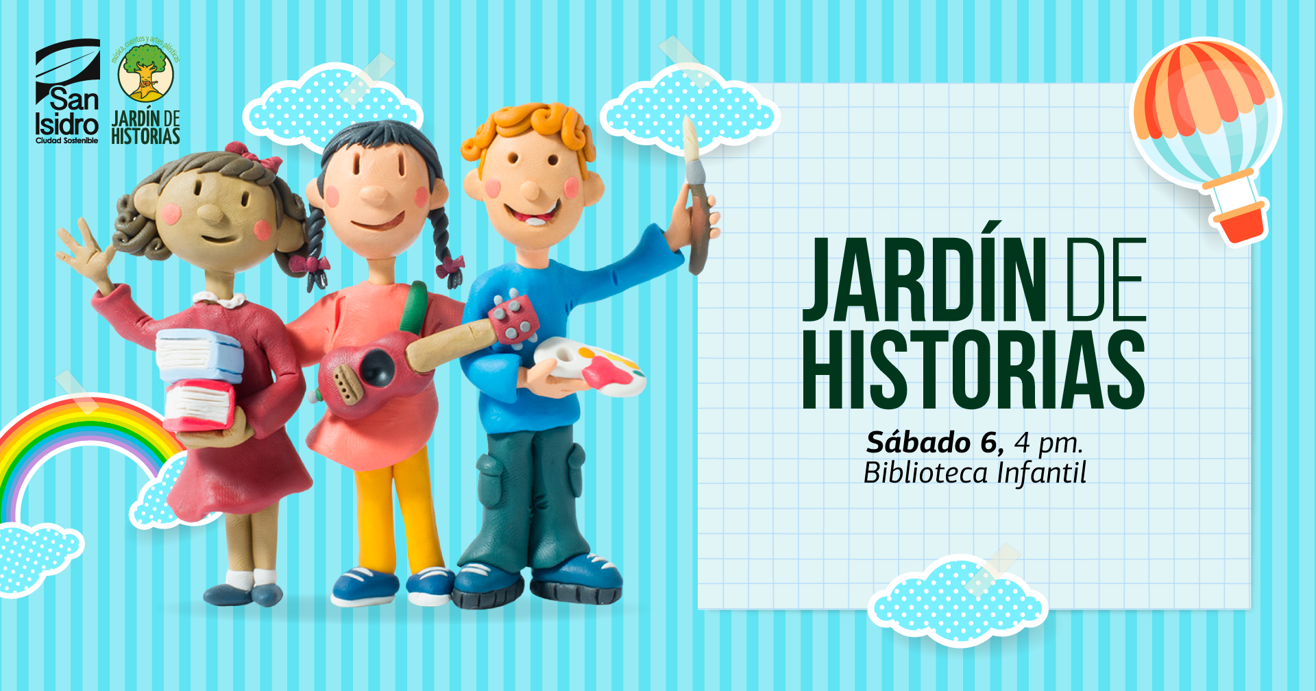 Jardín de Historias: música, cuentos y artes plásticas