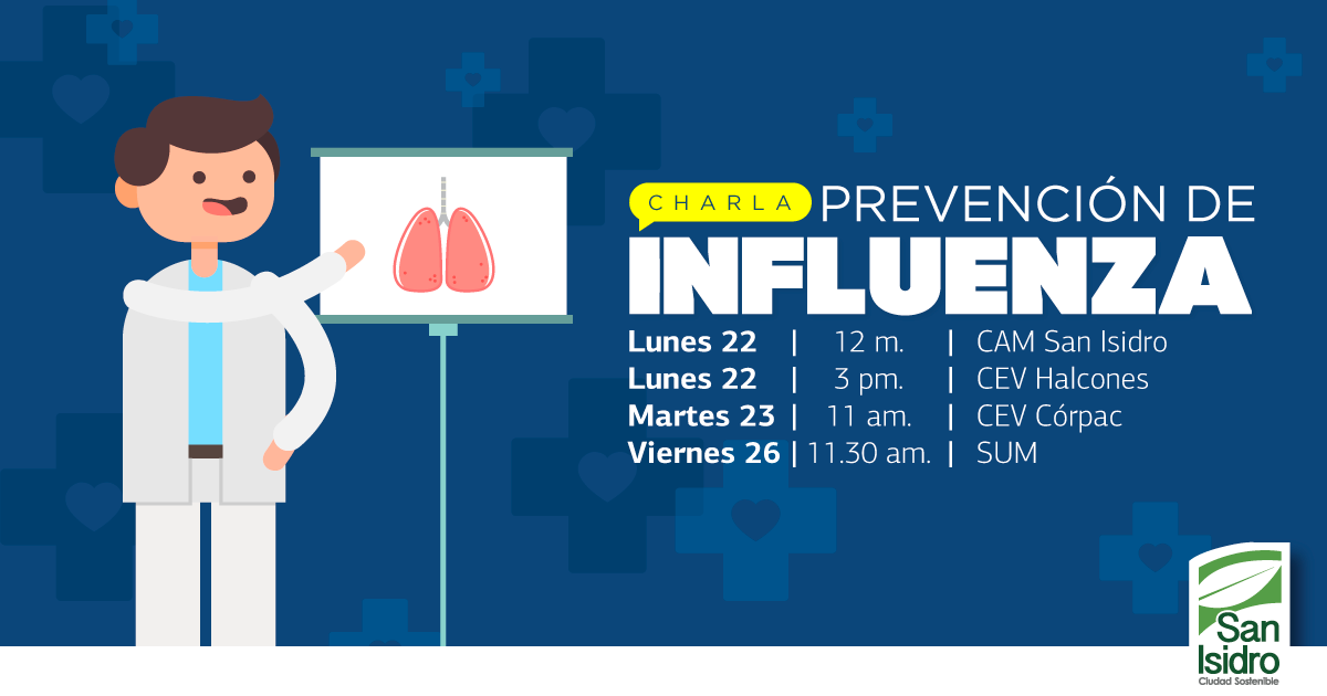 Charla gratuita de salud: prevención de la influenza