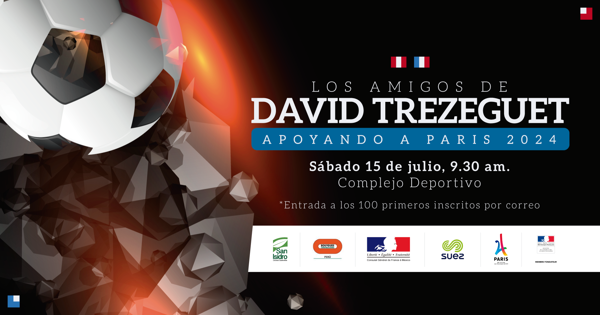 David Trezeguet apoyando París 2024