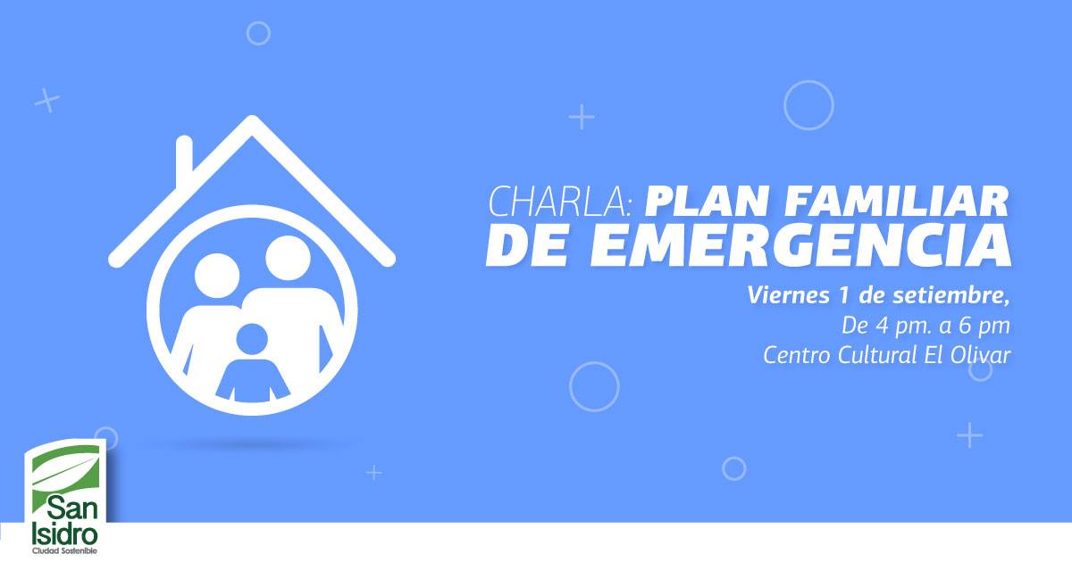Charla: Plan familiar de emergencia