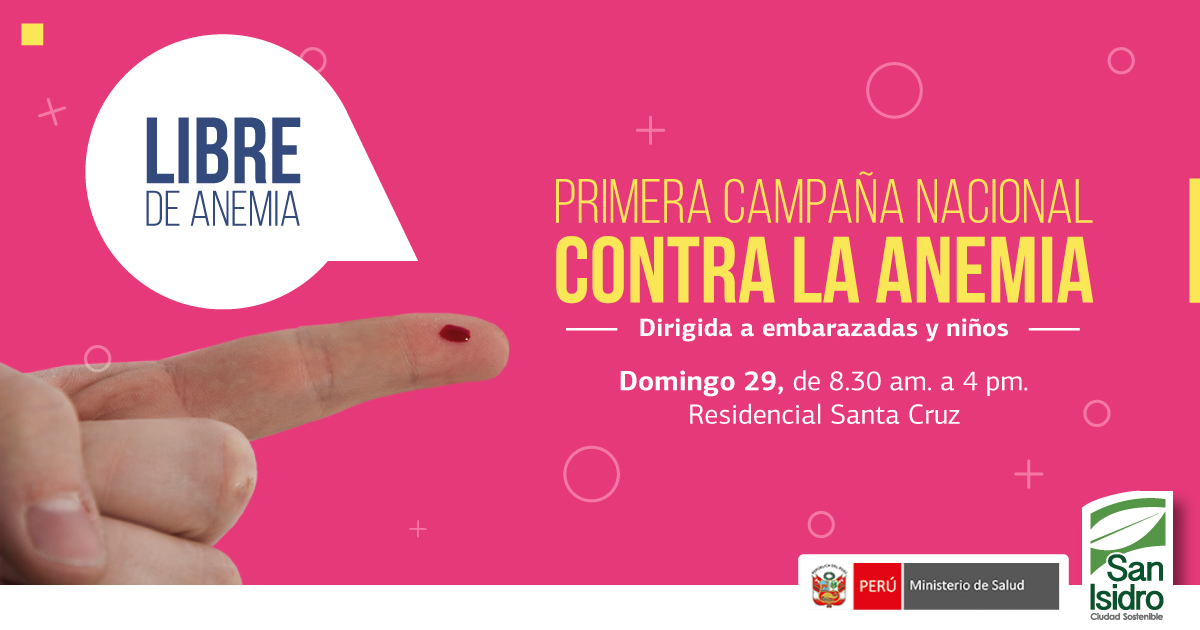 Campaña Nacional Contra la Anemia | Municipalidad de San Isidro