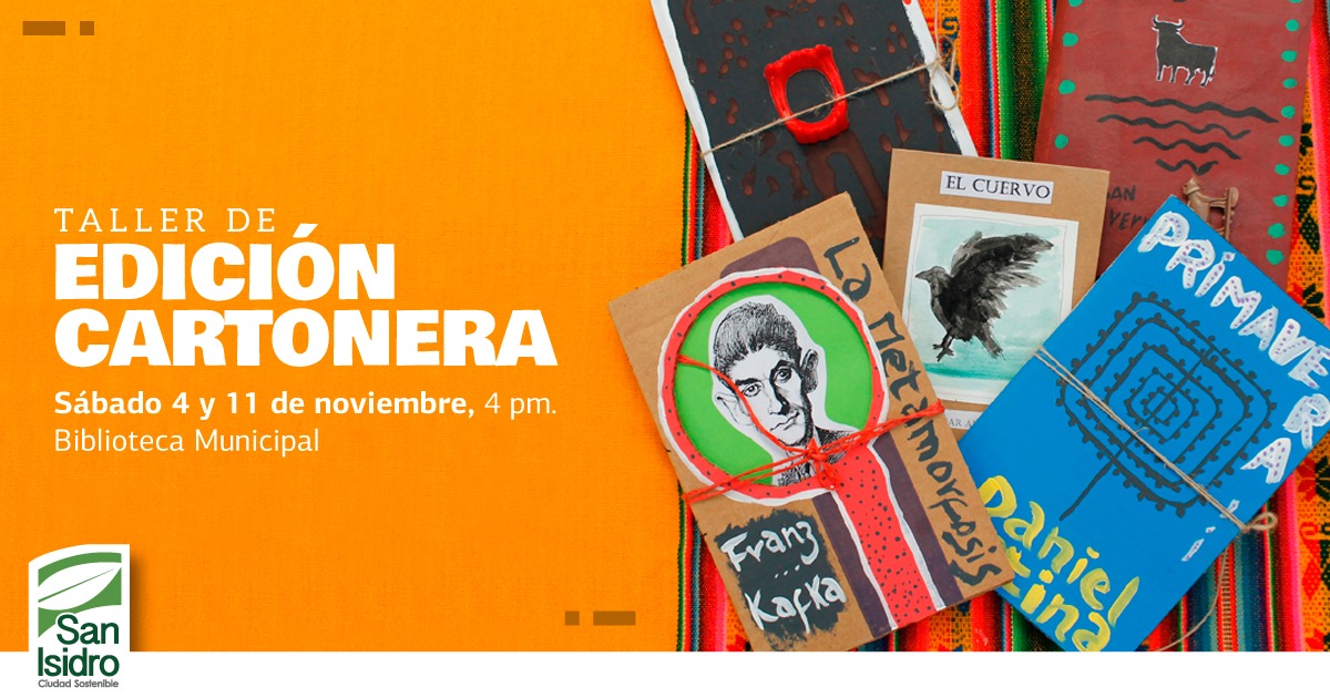 Taller gratuito de edición cartonera