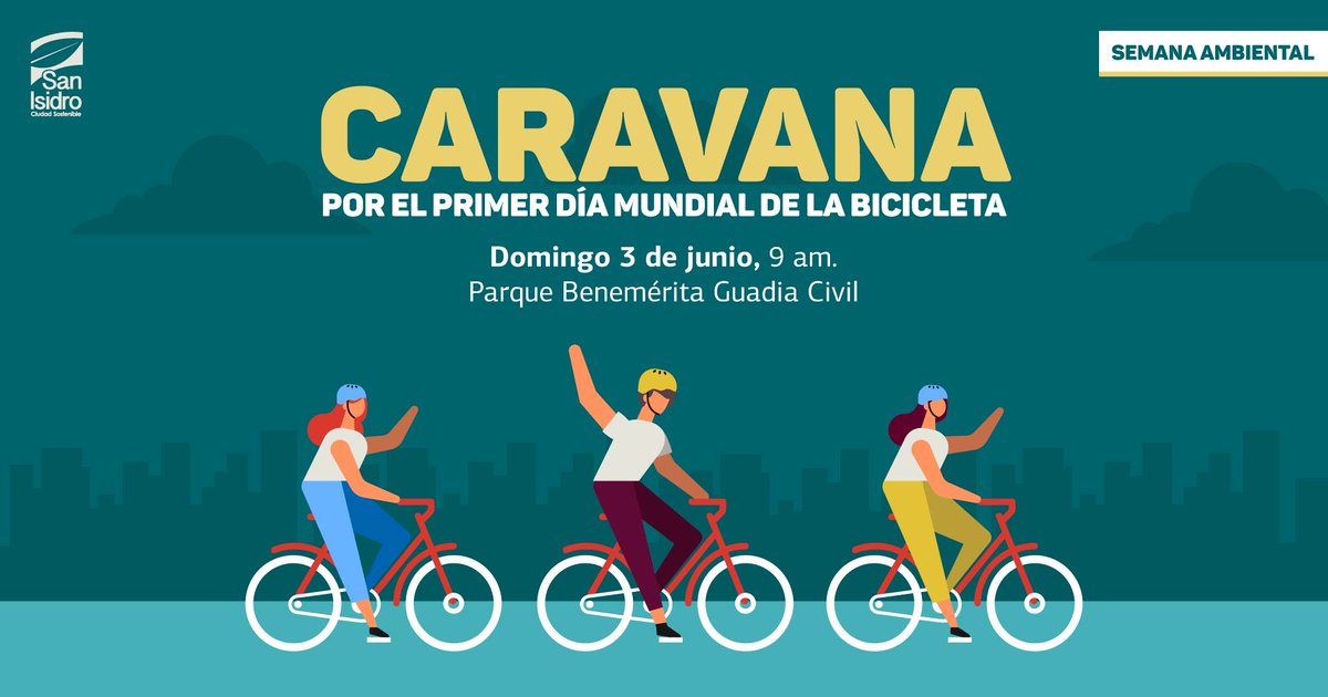 Caravana por el 1er D a Mundial de la Bicicleta Municipalidad de