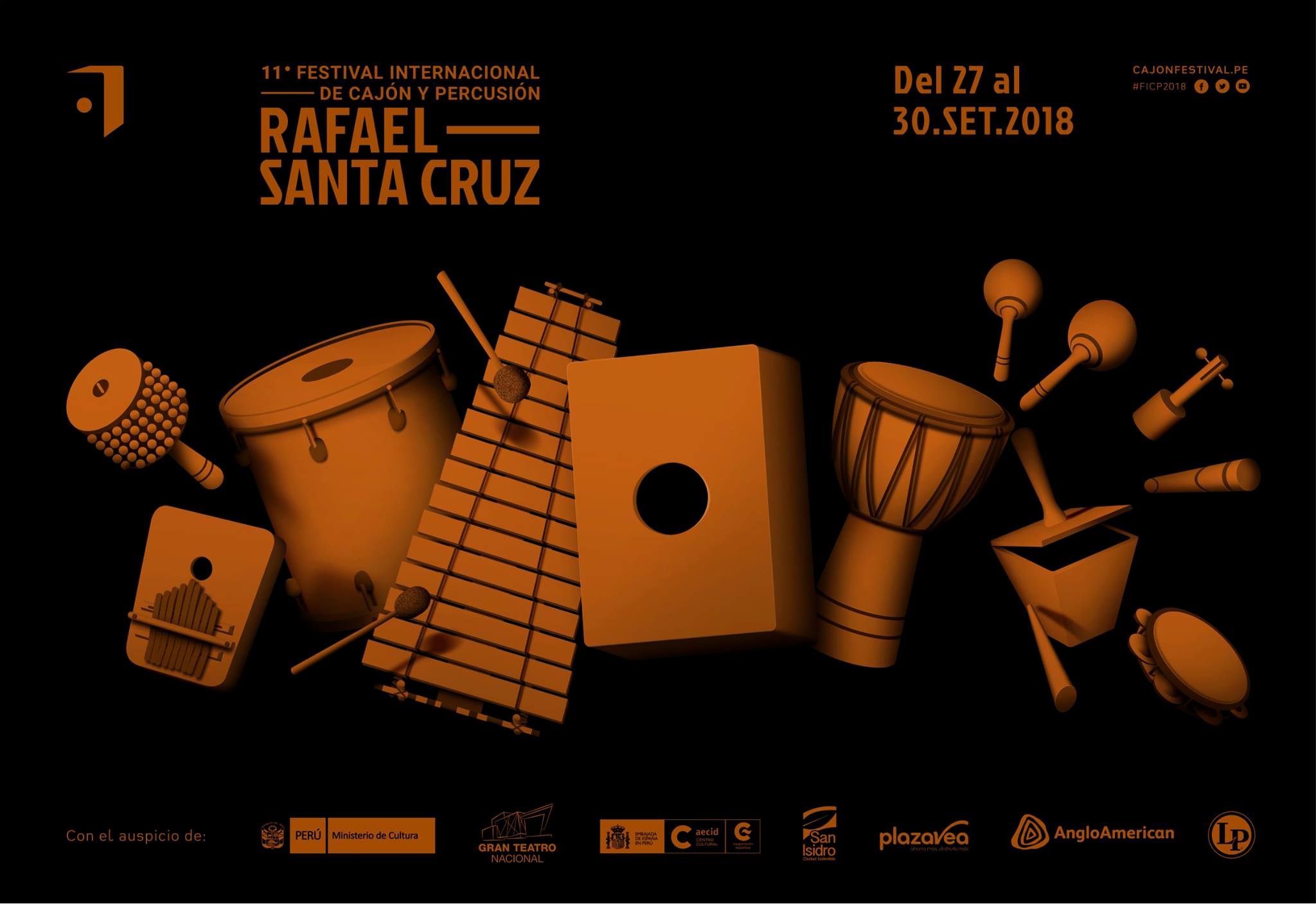 11 Festival Internacional de cajón y percusión: Rafael Santa Cruz