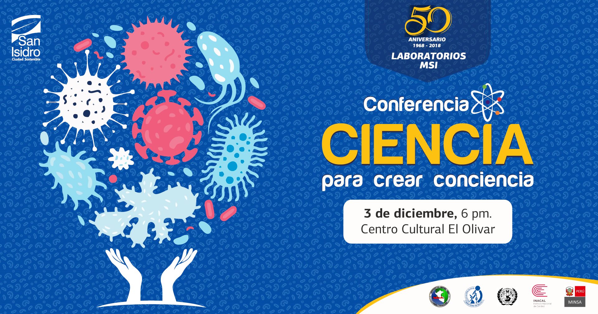 Conferencia por los 50 años del laboratorio municipal