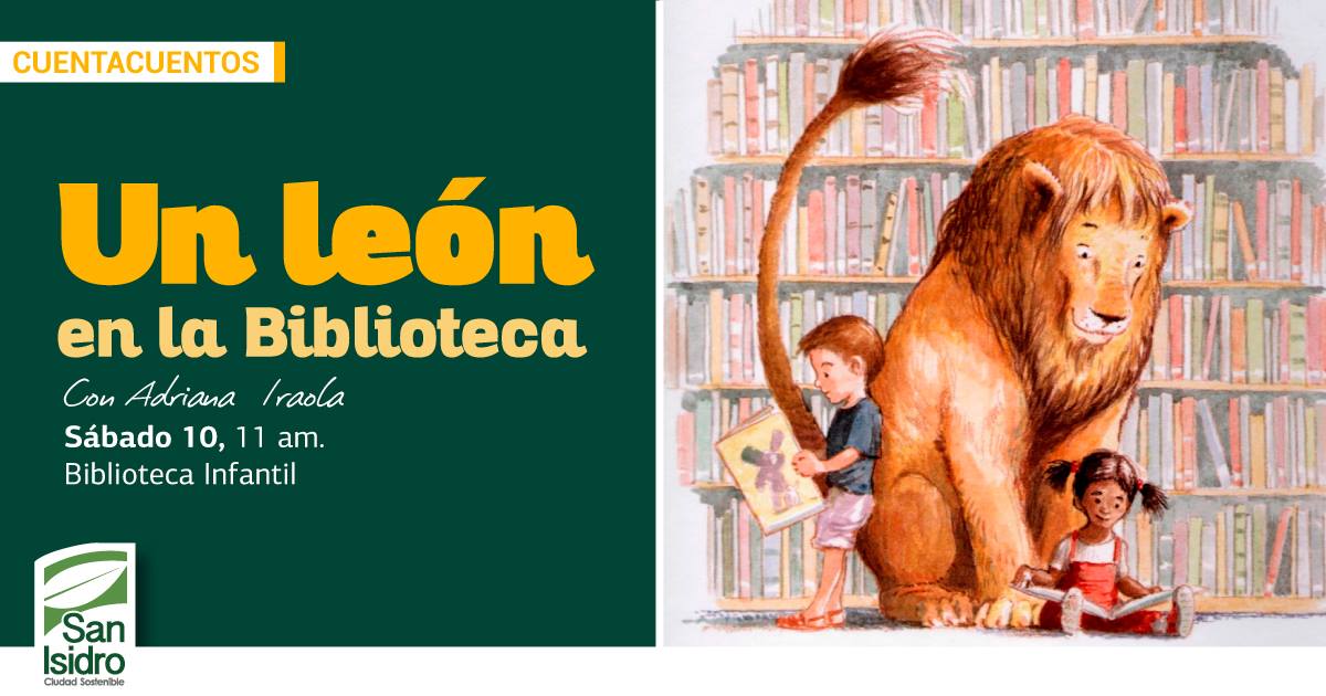 Cuentacuentos: Un león en la biblioteca