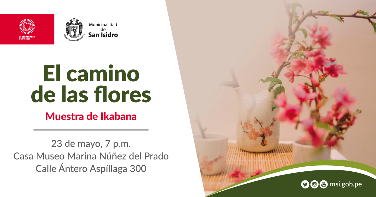 Muestra de Ikebana: El camino de las flores