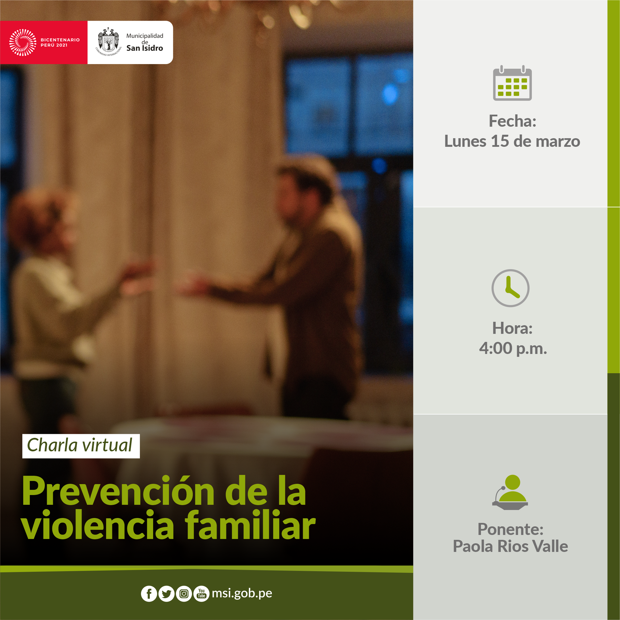 Prevención e identificación de la violencia familiar