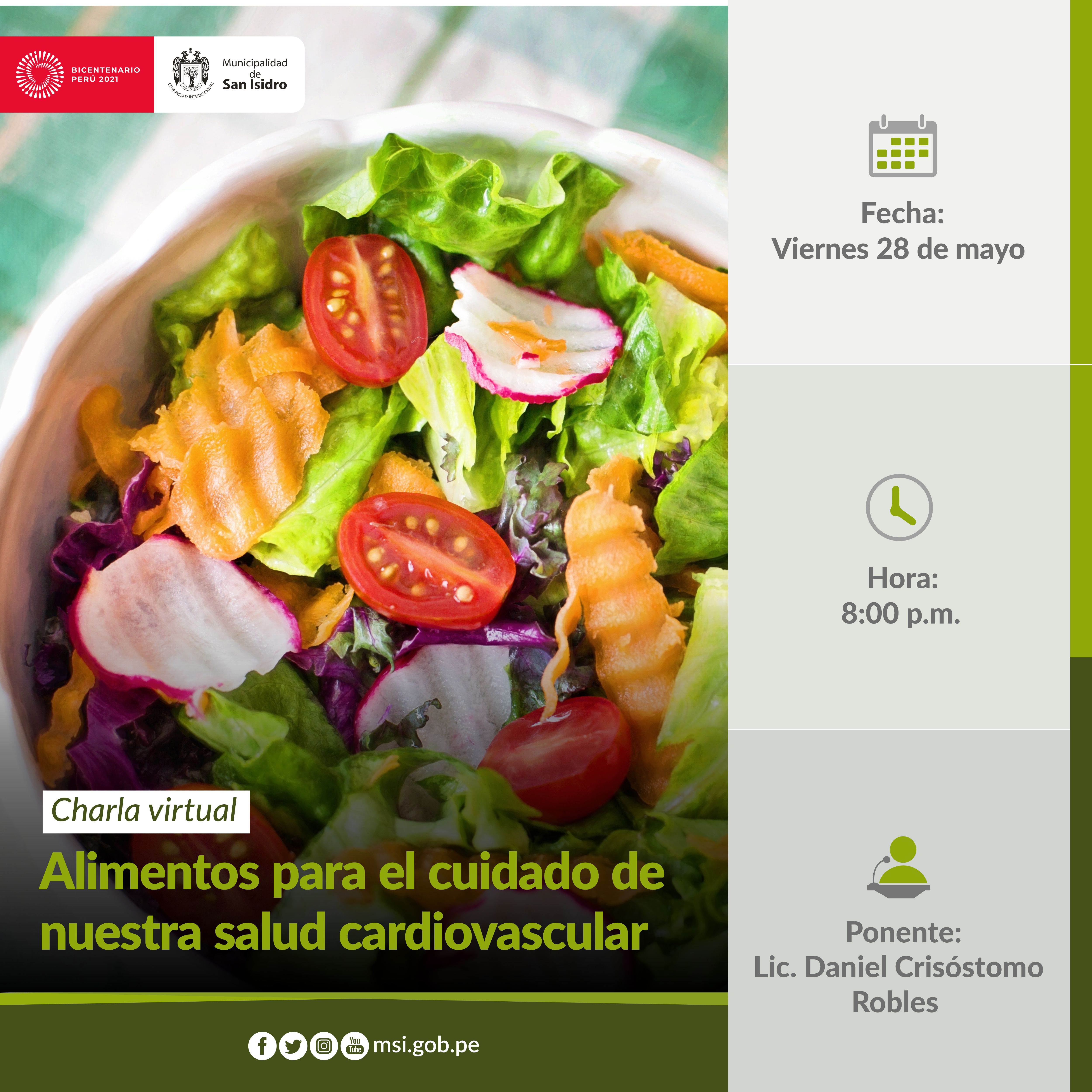 Alimentos para el cuidado cardiovascular