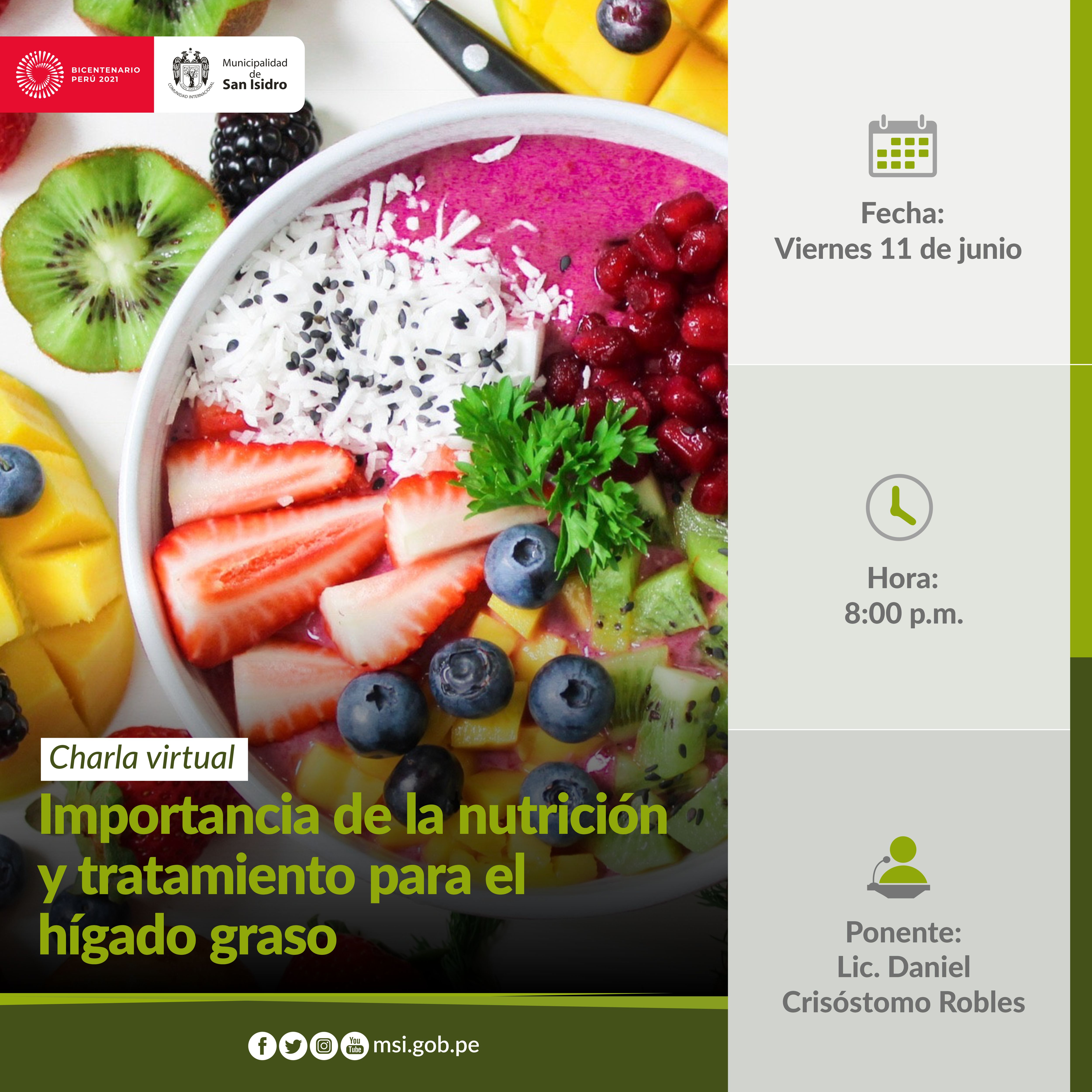 Nutrición y tratamiento para el hígado graso