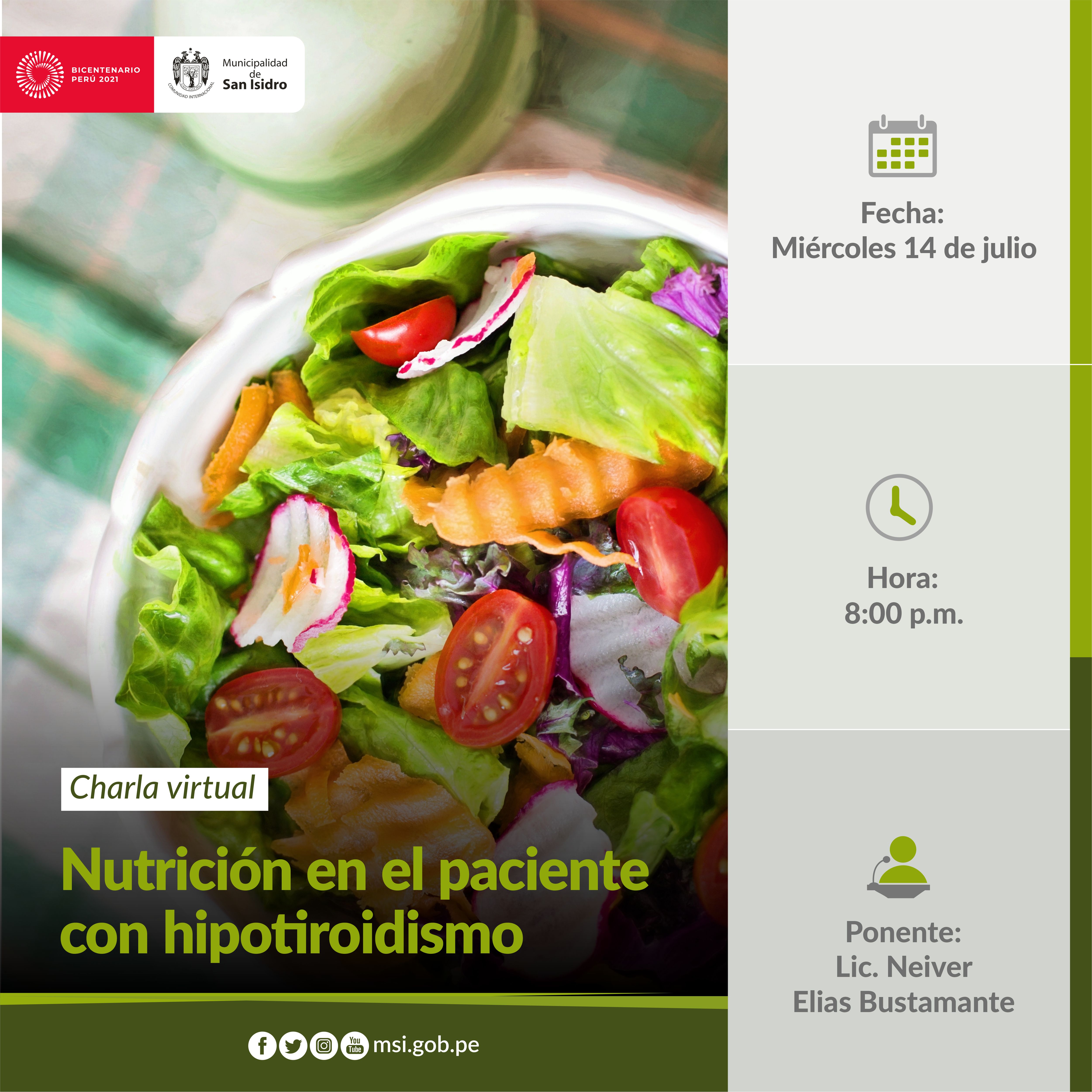 Nutrición en el paciente con hipotiroidismo