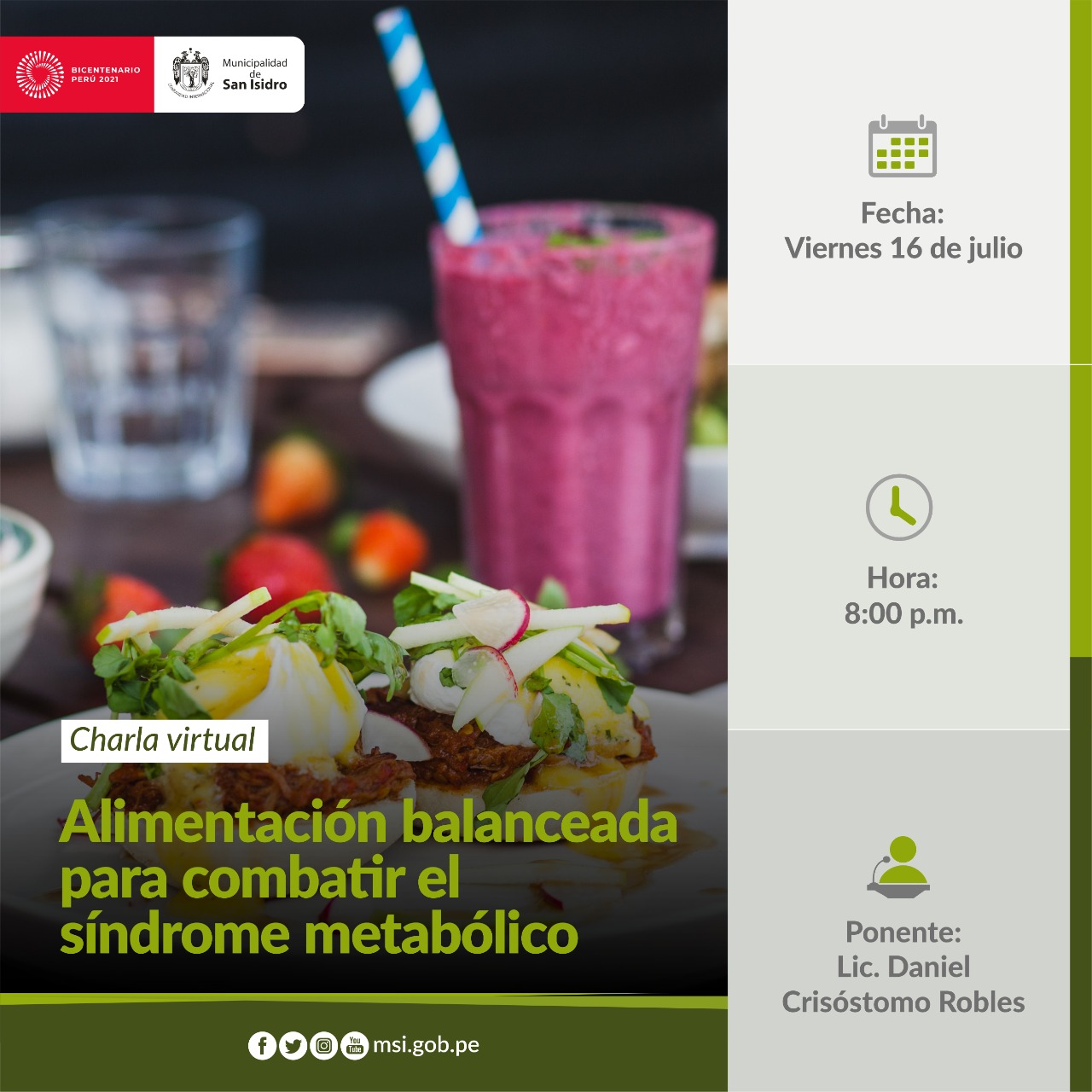 Alimentación para combatir el síndrome metabólico