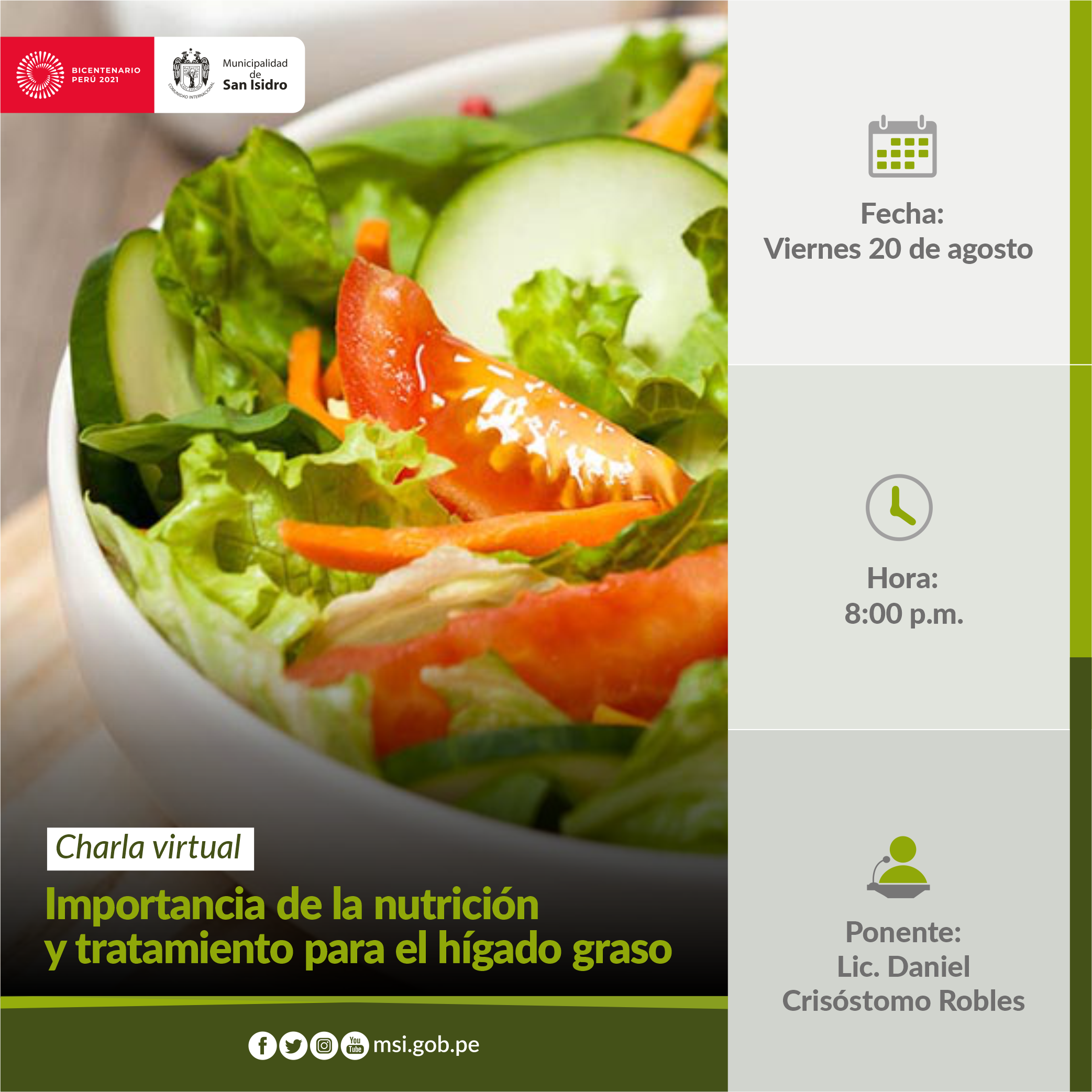 Importancia de la nutrición para el hígado graso