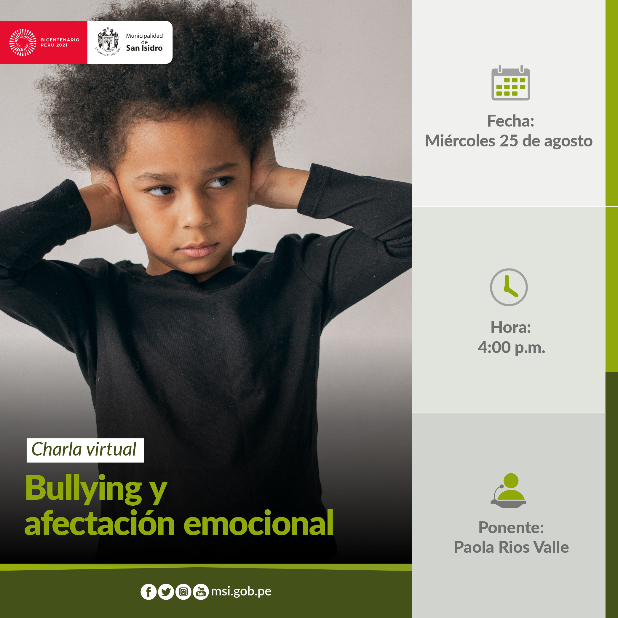 Bullying y afectación emocional