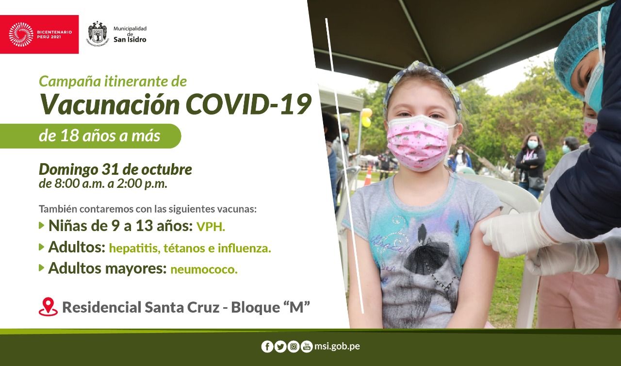 Campaña itinerante de vacunación COVID-19