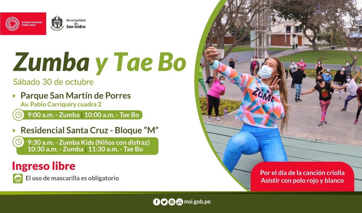 Zumba y Tae Bo