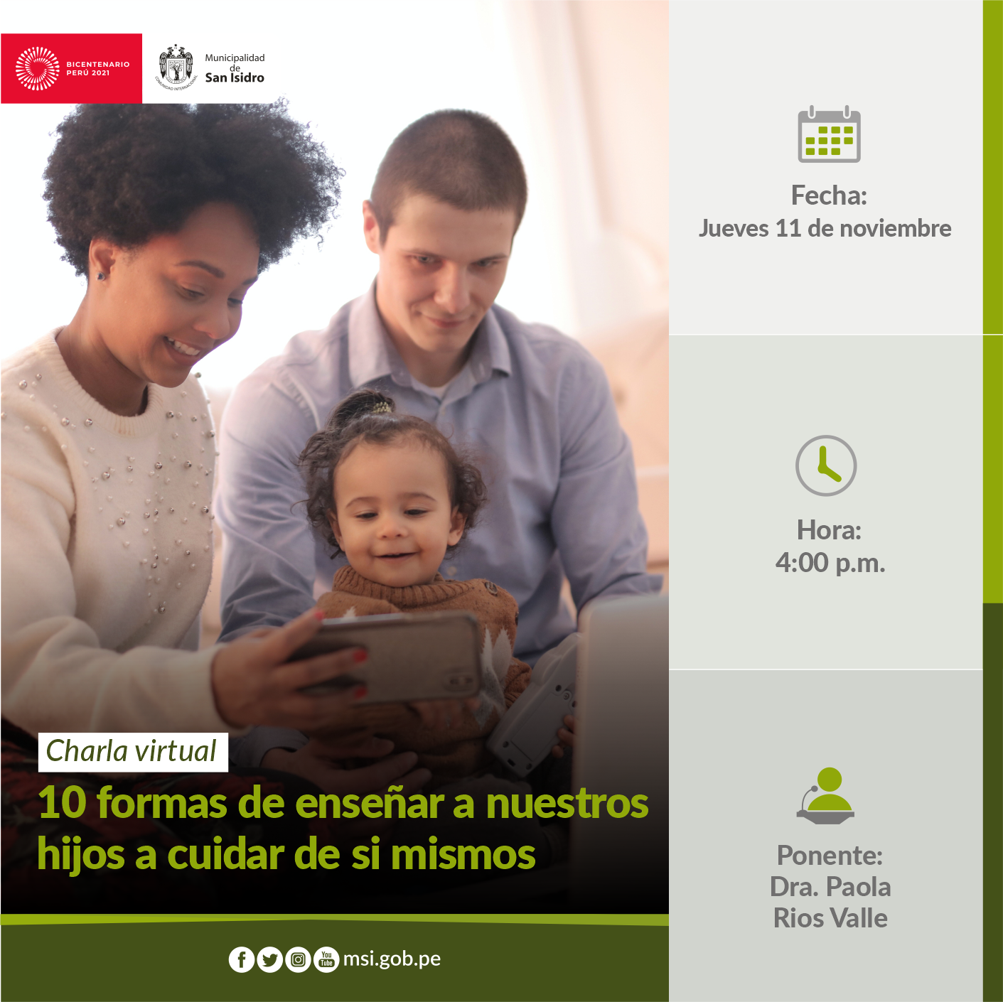 10 formas de enseñar a nuestros hijos