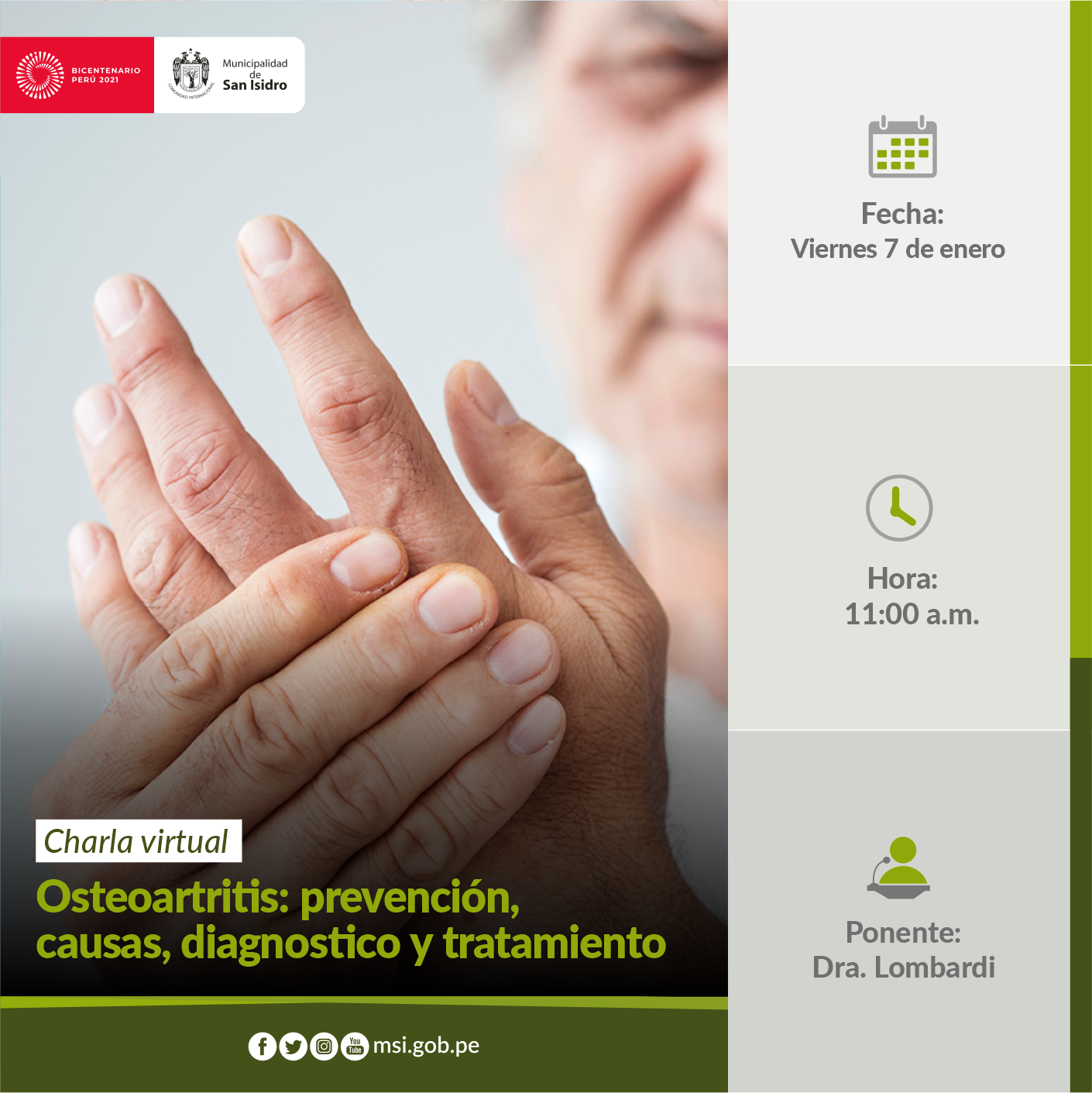 Osteoartritis: Prevención y tratamiento