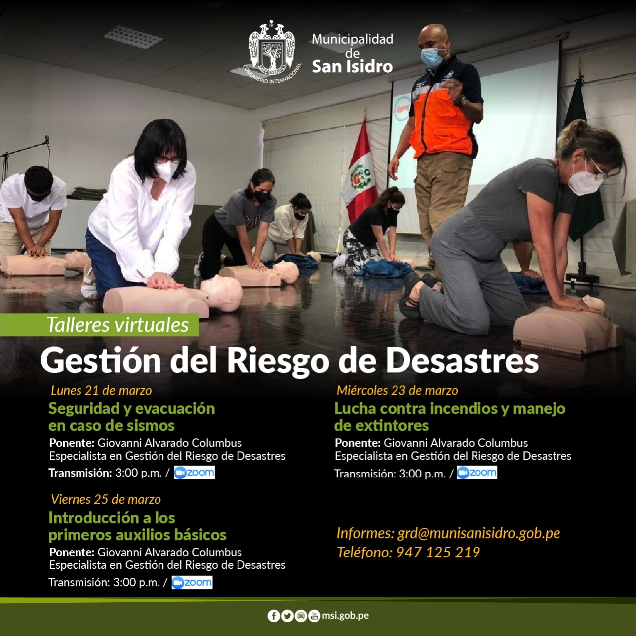 Talleres Gestión del Riesgo de Desastres