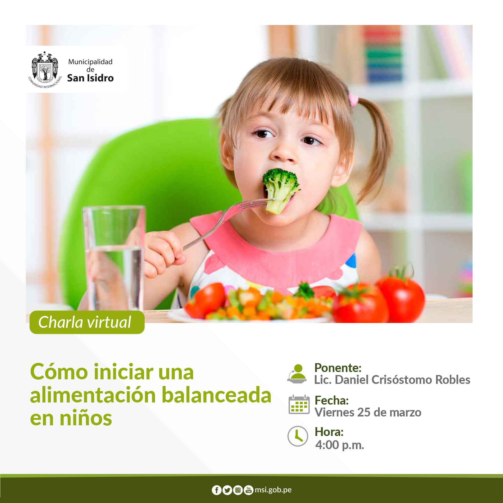 Alimentación balanceada  en niños