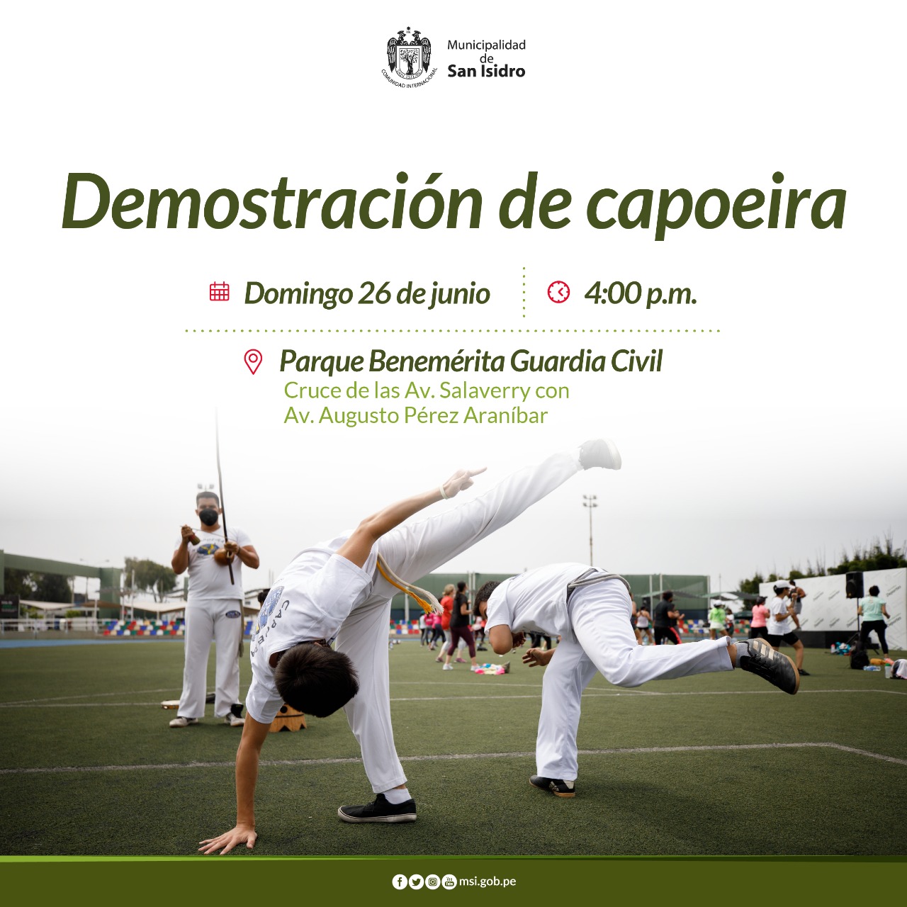 Exhibición de Capoeira