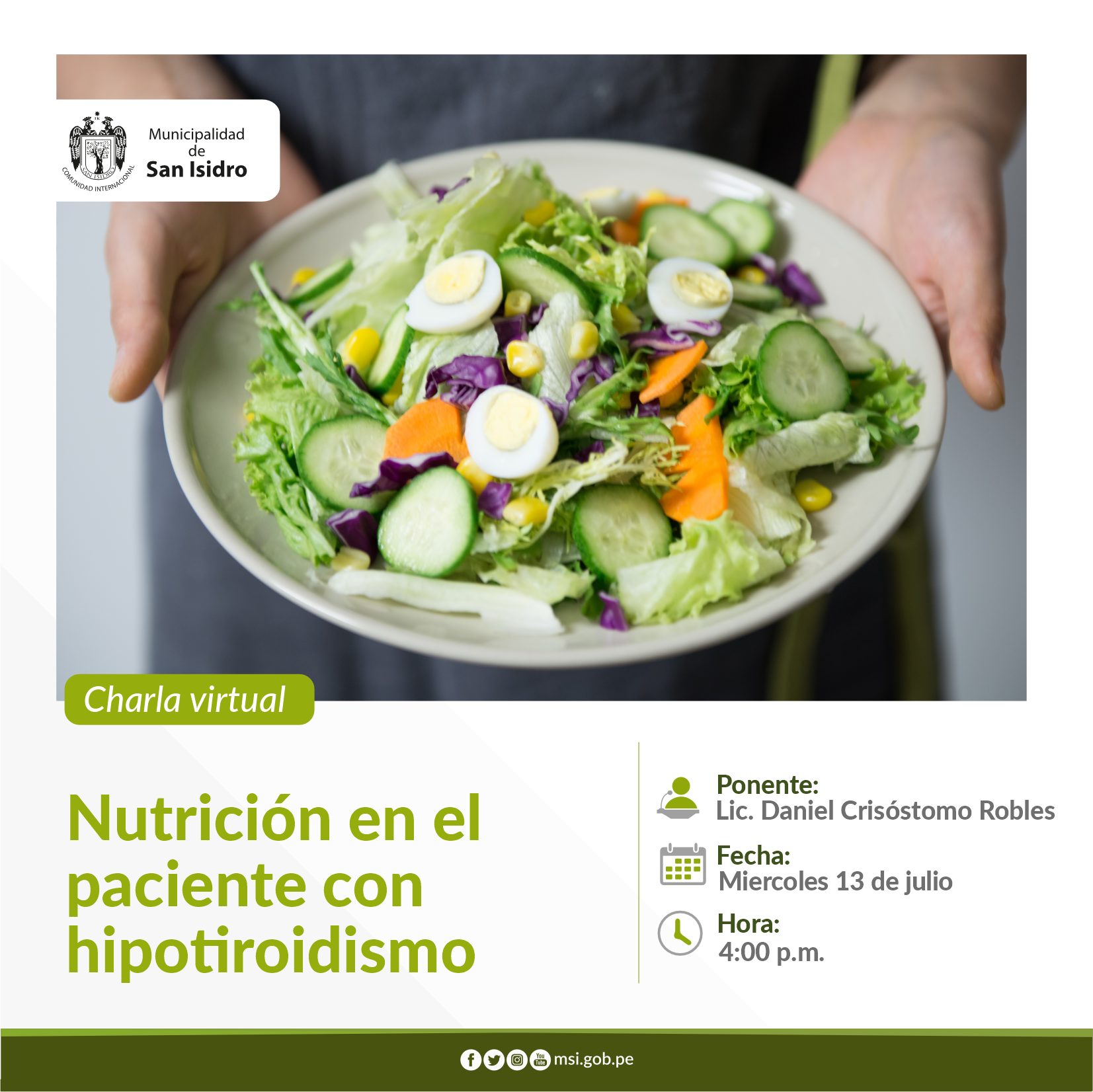 Nutrición en el paciente con hipotiroidismo