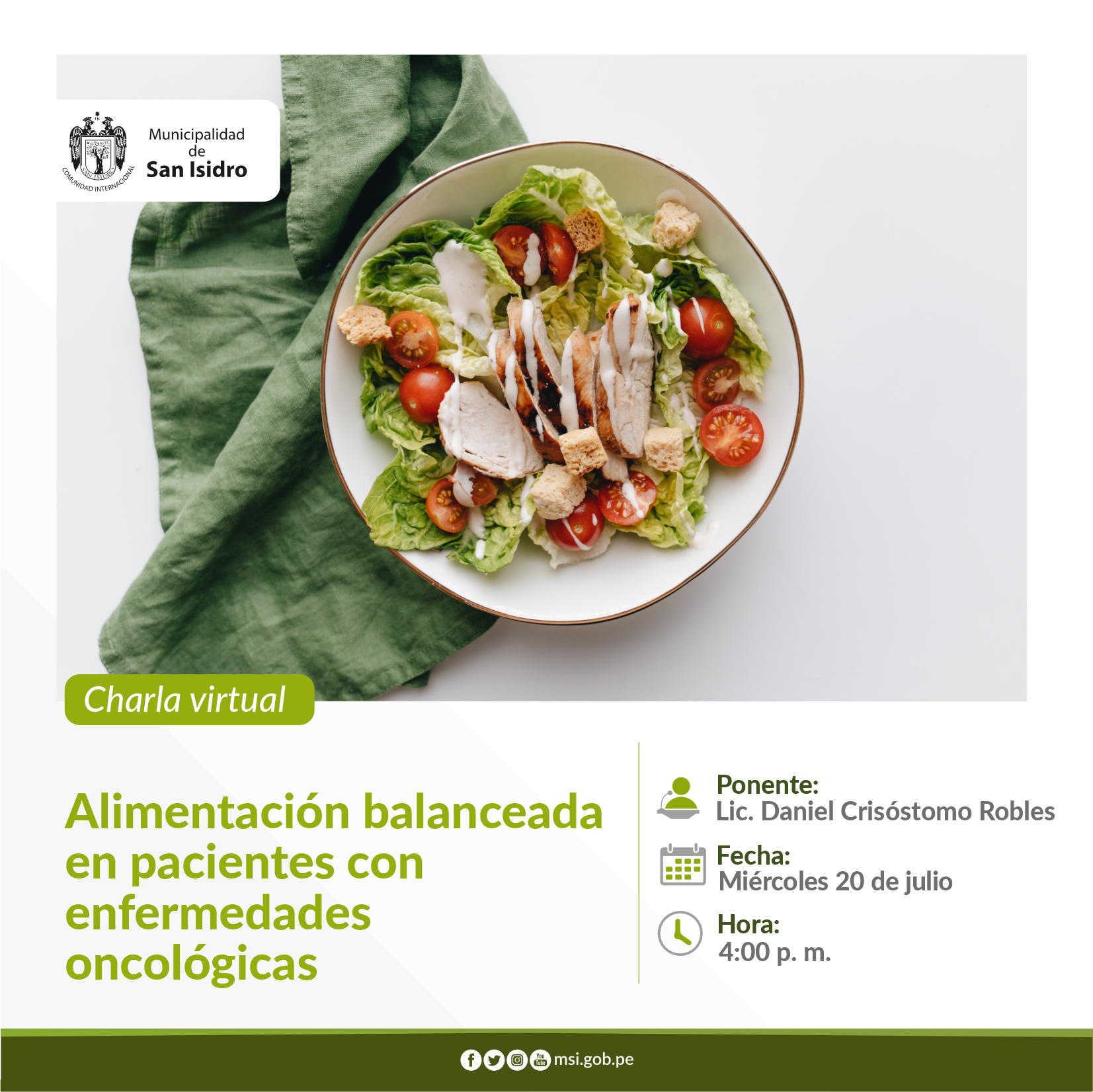 Alimentación en pacientes oncológicos