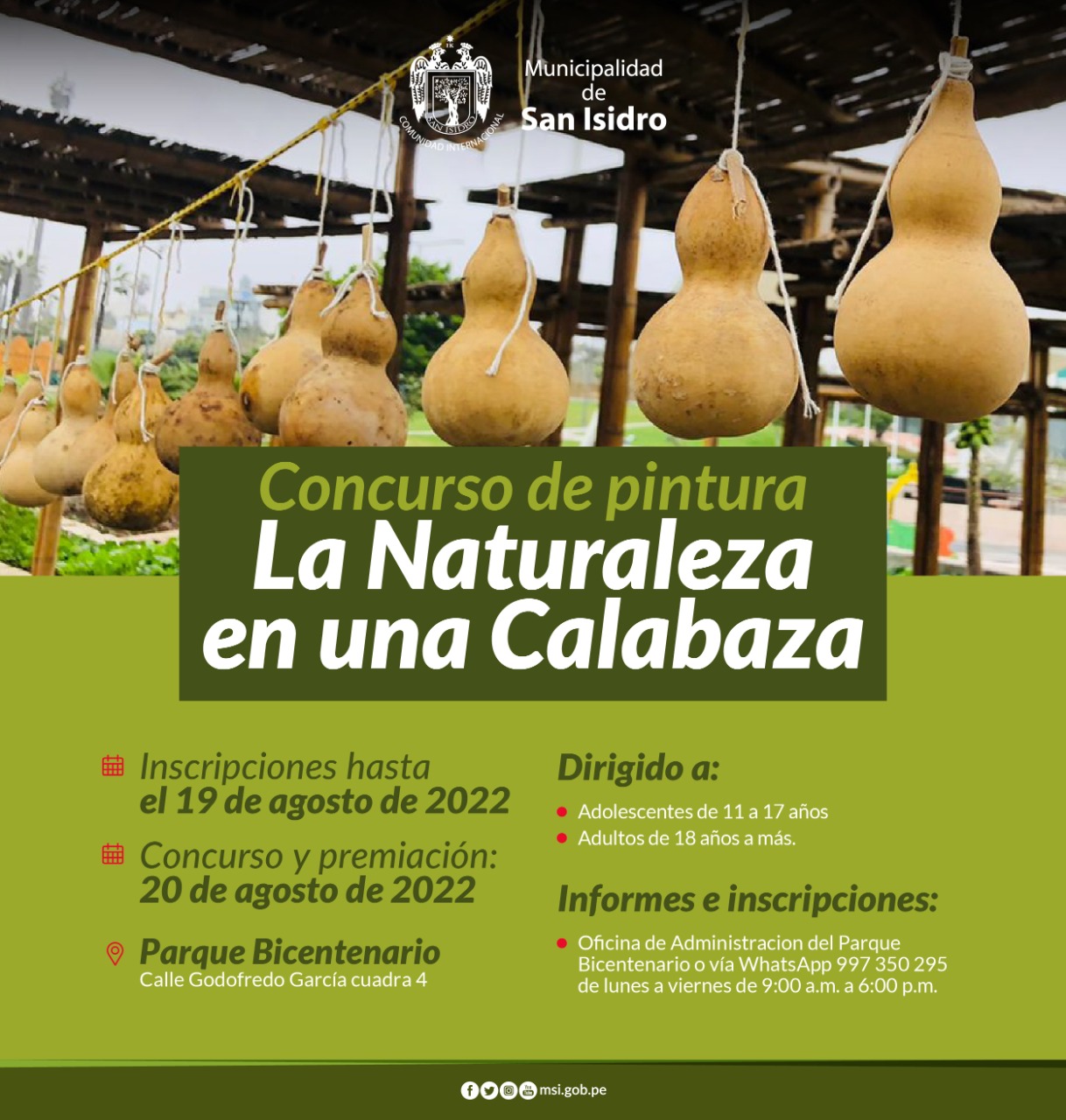 La naturaleza en una calabaza