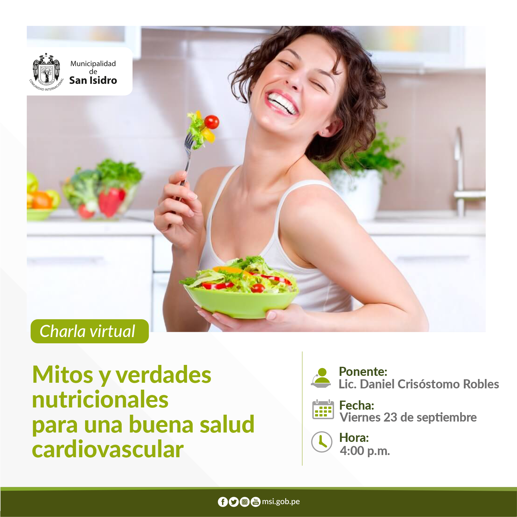 Mitos y verdades  nutricionales